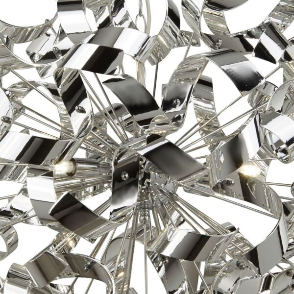 Pendelleuchte Chrom D: 60 cm Metall 6x G9 dekorativ