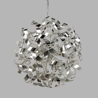 Pendelleuchte Chrom D: 60 cm Metall 6x G9 dekorativ