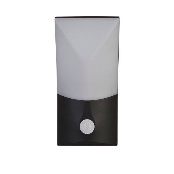 Applique murale LED extérieure Capteur de mouvement IP54 Noir Blanc