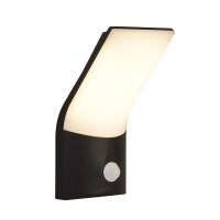 LED Wandlampe außen Bewegungssensor IP54 Schwarz...