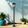 Stehlampe außen IP44 Anthrazit E27 97 cm Aluminium