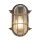 Wandlampe außen IP44 E27 in Gold Antik H: 25 cm Maritim