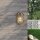 Wandlampe außen IP44 E27 in Gold Antik H: 25 cm Maritim