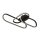 LED Deckenlampe Schwarz 3000/4500/6500 K 1812 lm Metall