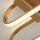 LED Deckenlampe in Gold B: 65 cm Lichtfarbe einstellbar