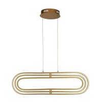 Suspension LED en or 3000/4500/6500 K L : 80 cm