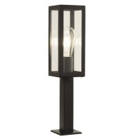 Lampe dextérieur IP44 E27 45 cm noir verre acier...
