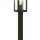 Außenleuchte Edelstahl Glas IP44 E27 90 cm Schwarz