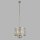 Lampe à suspendre cristal 5x E14 D : 44 cm Art Déco rond