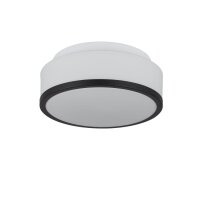 Plafonnier de salle de bain Ø 23 cm rond verre...