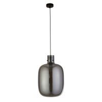 Lampe à suspendre verre fumé E27 D : 30 cm...