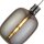Lampe à suspendre verre fumé E27 D : 30 cm H : max. 120 cm Gris