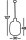 Lampe à suspendre verre fumé E27 D : 30 cm H : max. 120 cm Gris