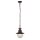 Hängelampe außen IP44 E27 D: 21,5 cm in Rostbraun JOHN