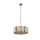 Pendelleuchte Kristall rund D: 50 cm 5x E27 Art Déco
