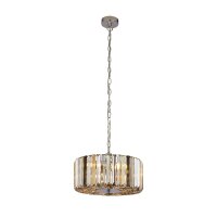 Suspension Art Déco ronde Ø 35 cm cristal...