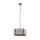 Suspension Art Déco ronde Ø 35 cm cristal verre fumé