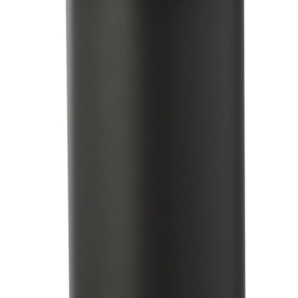 Stehleuchte außen IP44 73 cm E27 Schwarz Alu Glas Garten