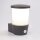 Lampe dextérieur murale détecteur de mouvement IP44 E27 anthracite blanc