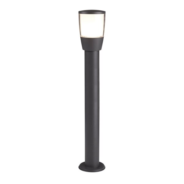 Außenleuchte Anthrazit Weiß IP44 E27 90 cm Aluminium