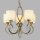 Lustre en laiton antique naturel 5 flammes E14 Ø 52 cm
