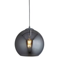 Lampe à suspendre verre fumé D : 35 cm...