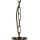 Lampe à suspendre laiton antique transparent Ø 56 cm métal verre 3x E27