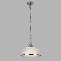 Pendelleuchte Jugendstil Ø 27 cm Glas Metall in...