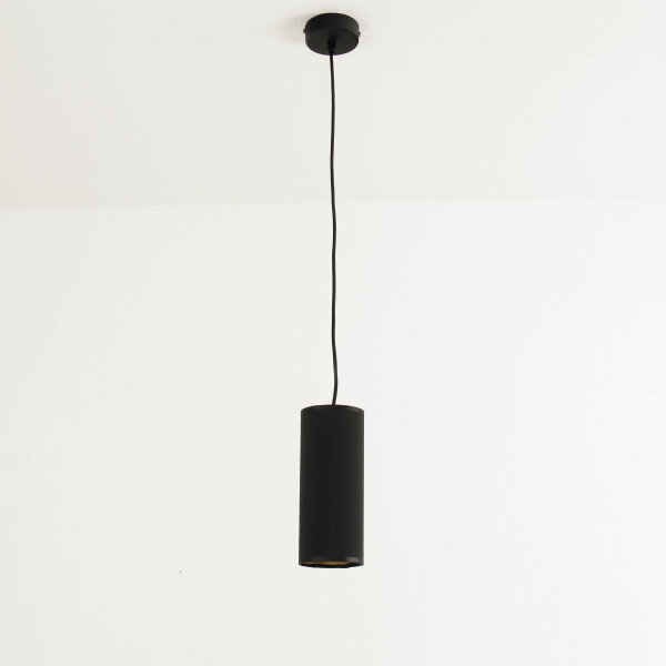 Lampe à suspendre Salon Table à manger Ø8,5cm Noir