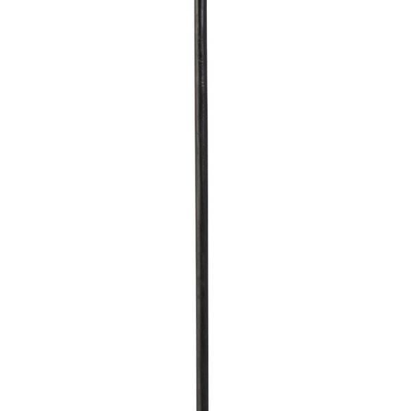 Hängelampe E27 Ø 14 cm Schwarz Grau Rauchglas schmal