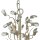Lustre en cristal Floral en shabby crème or Ø 50 cm