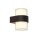 Applique murale extérieure LED IP44 noire blanche 3000 K Up Down