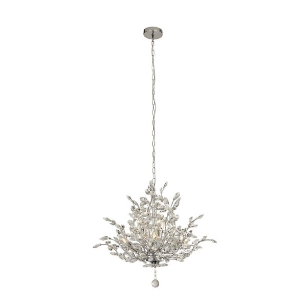 Kronleuchter Kristall Ø 68cm H: max. 1,5m verstellbar 7x E14