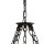 Kronleuchter Schwarz Rustikal Schmiedeeisen Ø 54 cm 5x E14