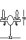 Wandlampe Eisen mit Schalter 2-flammig Schwarz E14 B: 32 cm