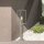 Außenlampe Garten 50 cm IP44 in Silber eckig E27