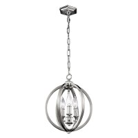 Suspension Métal en Nickel Moderne ronde Table...