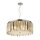 Lampe à suspendre ronde Ø 60 cm cristal verre métal 5x E14