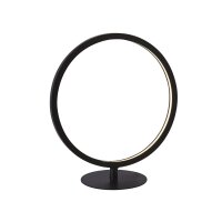 Lampe de table LED avec variateur H : 33 cm Noir Blanc...
