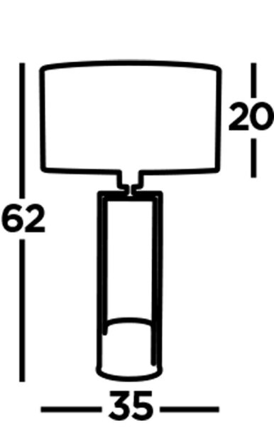 Lampe de table en marbre socle H : 62 cm grand en or blanc E27