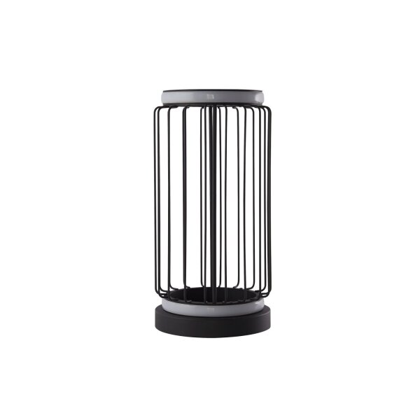 Lampe de table LED Noir Blanc 33 cm Ø 16 cm Métal 3000 K
