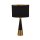 Lampe de table E27 58,5 cm de haut en noir or cuivre