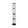 Niedrige Stehlampe LED 117 cm Schwarz Weiß rund