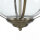 Suspension boule Ø 32 cm 3x E14 en laiton antique Art Nouveau