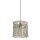 Pendelleuchte Boho Seil Ø 31,5 cm Weiß Natur E27 DANNY