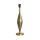 Support pour lampe de table E27 H : 50 cm laiton antique massif