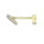 Lampe à tableau LED avec interrupteur en laiton 3000 K L : 39 cm