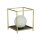 Lampe de table petite H : 20,5 cm en or blanc noir G9