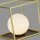 Lampe de table petite H : 20,5 cm en or blanc noir G9