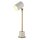 Lampe de bureau blanc laiton E27 51,5-63 cm r&eacute;glable